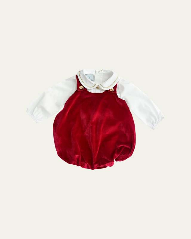 Boy's Victor Romper & Shirt Set, Size 3M-